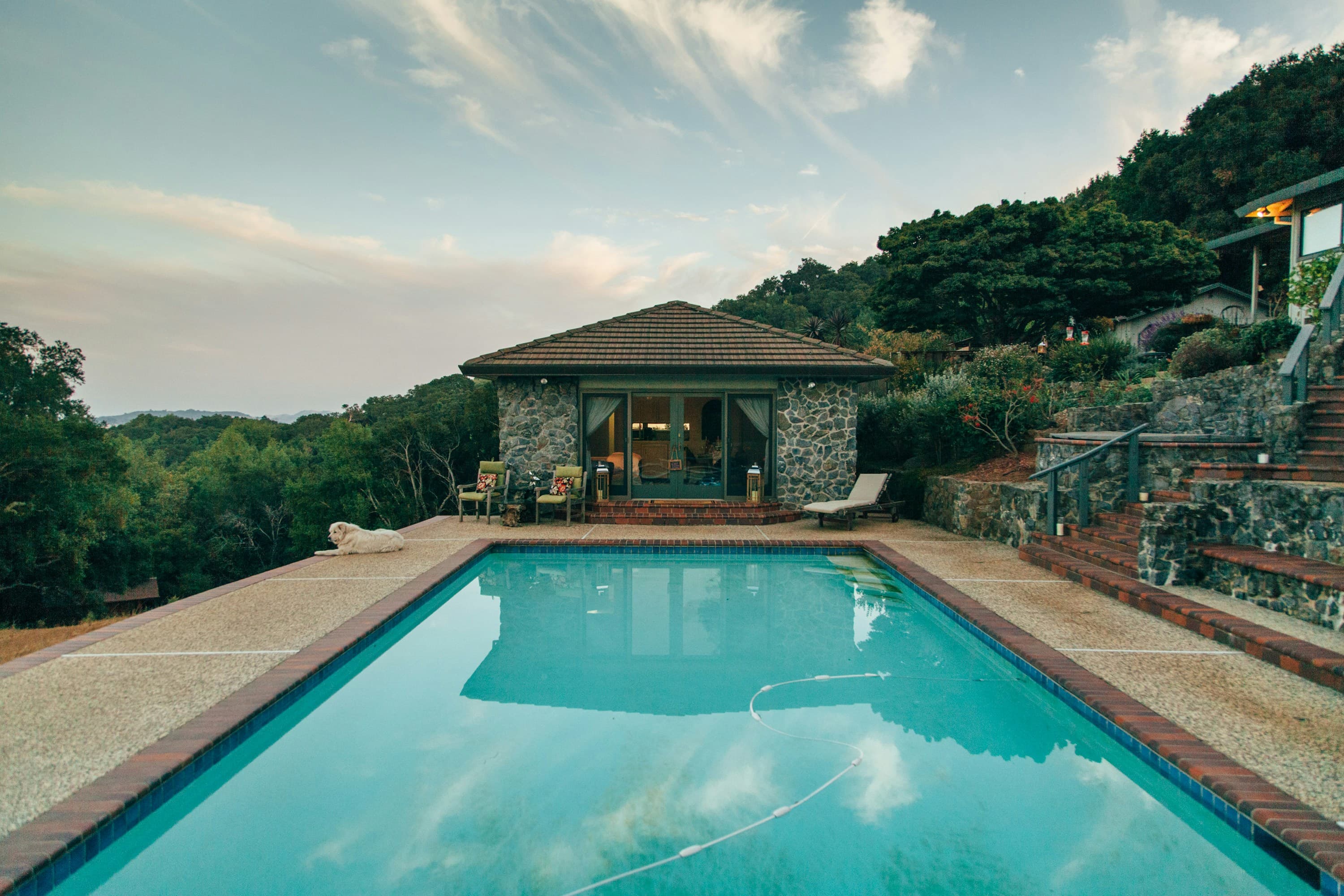 Outdoor swimming pool facility picture